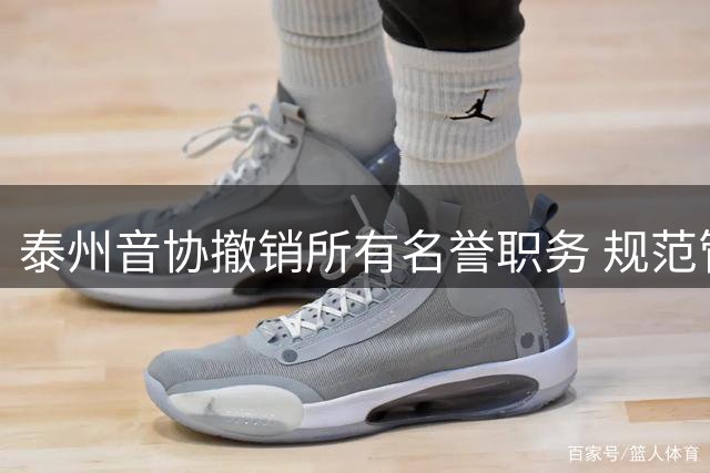 泰州音协撤销所有名誉职务 规范管理工作启动